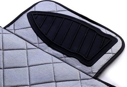 Handy Laundry Magnetic Ironing Mat, Change Any Flat Surface into an Ironing Board, Silicone Slip Resistant Iron Rest to Safely Place Your Hot Iron, Easy to Take Along When Traveling, (19 x 28 Inches)