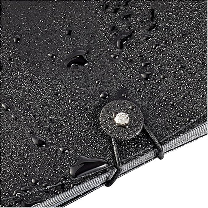 Amazon Basics Expanding Organizer File Folder for Documents, Letter Size, 13 Pockets, Waterproof, Black & Gray, 2-Pack